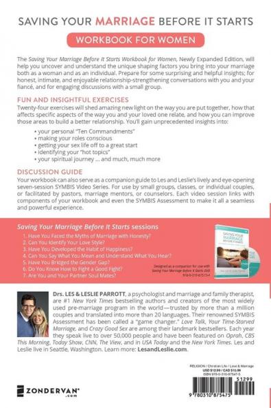 The Saving Your Marriage Before It Starts Workbook for Women