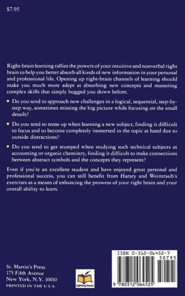 Right Brain Learning In 30 Days: The Whole Mind Program (In 30 Days Series)