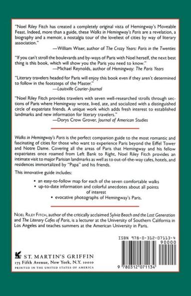 Walks In Hemingway's Paris: A Guide To Paris For The Literary Traveler