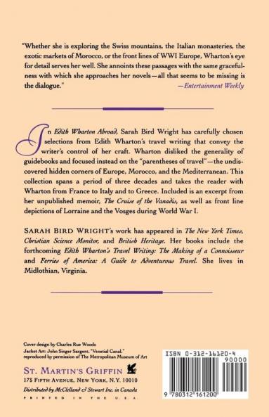 Edith Wharton Abroad: Selected Travel Writings 1888-1920