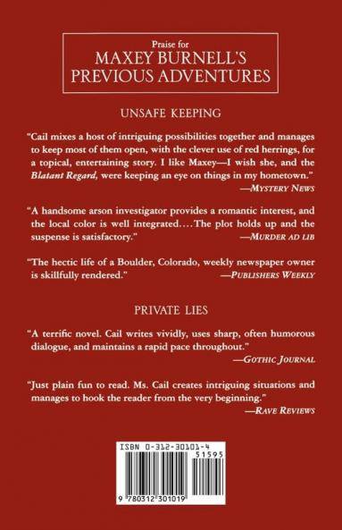 If Two of Them Are Dead: A Maxey Burnell Mystery