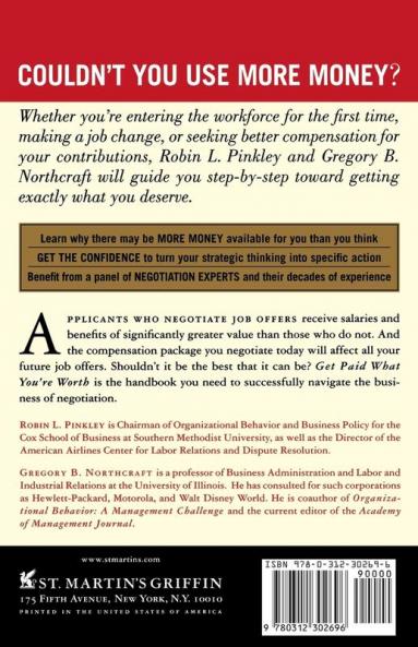 Get Paid What You're Worth: The Expert Negotiators' Guide to Salary and Compensation