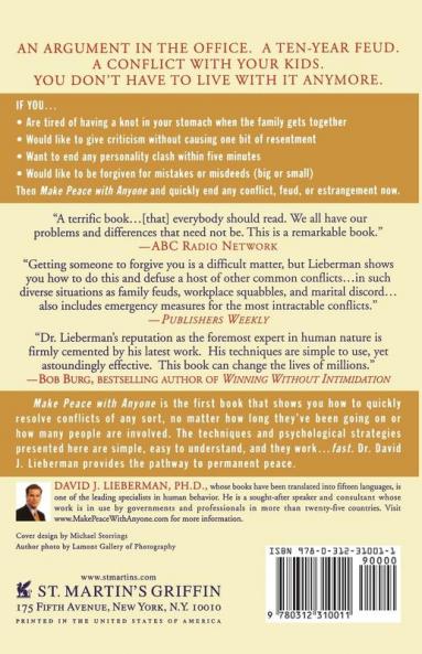 Make Peace With Anyone: Breakthrough Strategies to Quickly End Any Conflict Feud or Estrangement