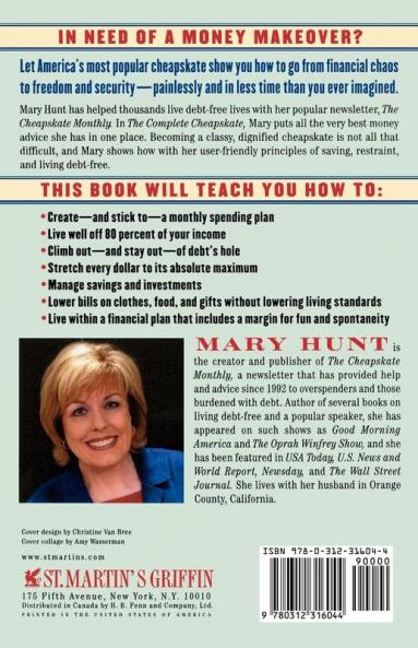 The Complete Cheapskate: How to Get Out of Debt Stay Out and Break Free from Money Worries Forever (Debt-Proof Living (Paperback))