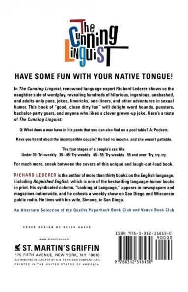 The Cunning Linguist: Ribald Riddles Lascivious Limericks Carnal Corn and Other Good Clean Dirty Fun