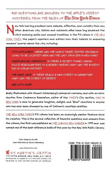 Only in New York: 400 Remarkable Answers to Intriguing Provocative Questions About New York City