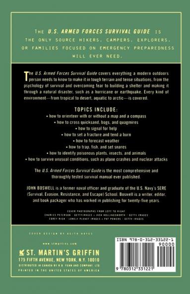 U.S. Armed Forces Survival Guide: The Same Survival Training the U.S. Military Uses for Its Troops