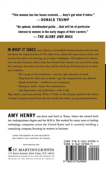 What it Takes: A Modern Woman's Guide to Success in Business