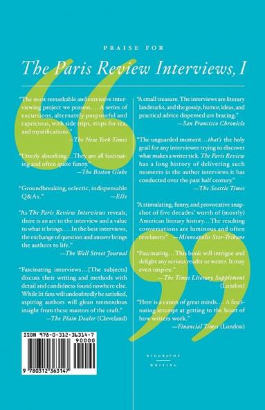 The Paris Review Interviews Volume II