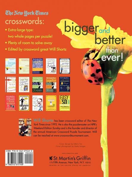 The New York Times Large-Print Crossword Puzzle Omnibus Volume 8