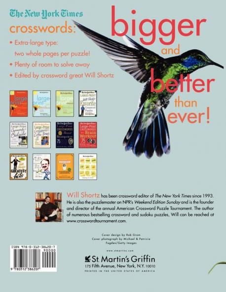 The New York Times Large-Print Crossword Puzzle Omnibus Volume 9: 120 Large-Print Puzzles from the Pages of The New York Times