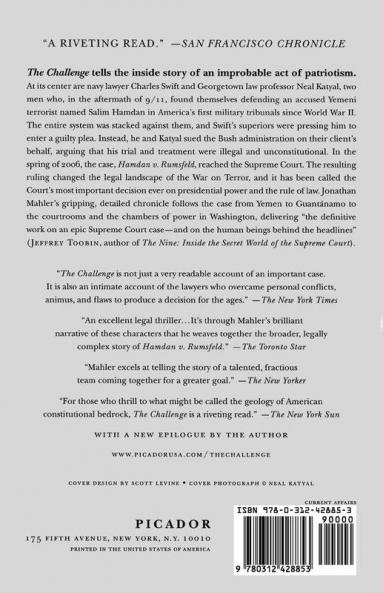 The Challenge: How a Maverick Navy Officer and a Young Law Professor Risked Their Careers to Defend the Constitution--and Won