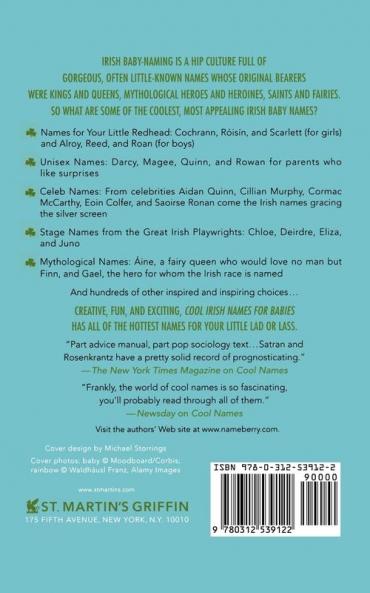 Cool Irish Names for Babies