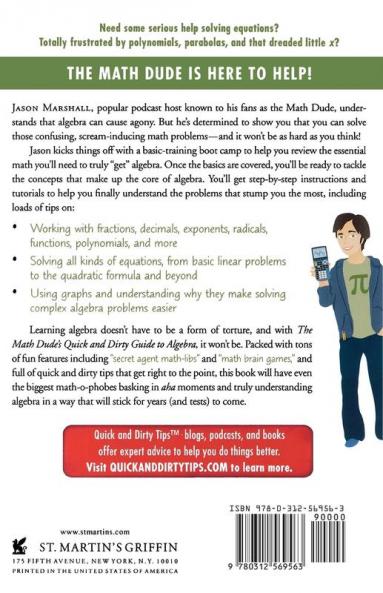 The Math Dude's Quick and Dirty Guide to Algebra (Quick & Dirty Tips)