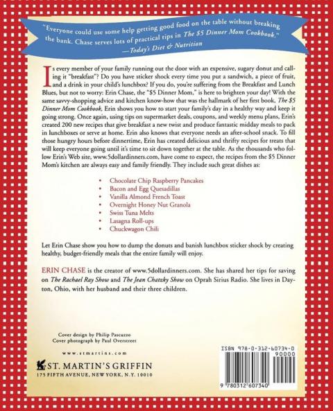 The $5 Dinner Mom Breakfast and Lunch Cookbook