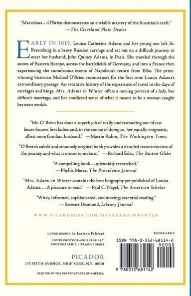 Mrs. Adams in Winter: A Journey in the Last Days of Napoleon