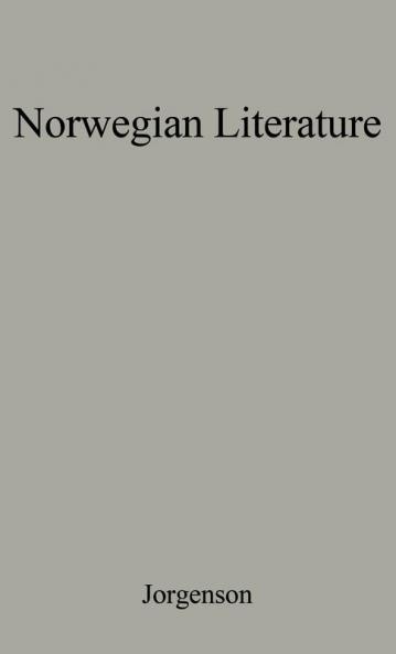 Norwegian Literature in Medieval and Early Modern Times