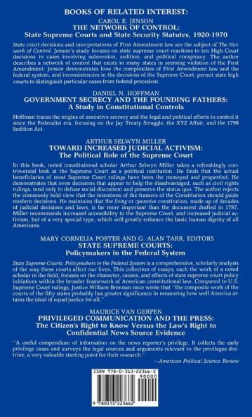 The Future of our Liberties: Perspectives on the Bill of Rights: 25 (Contributions in Legal Studies)