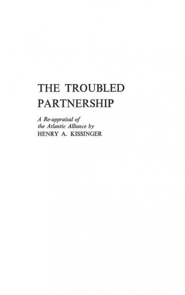 The Troubled Partnership