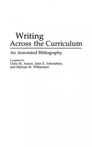 Writing Across the Curriculum