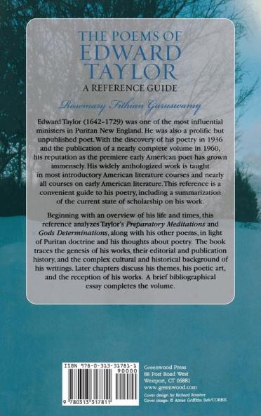 The Poems of Edward Taylor