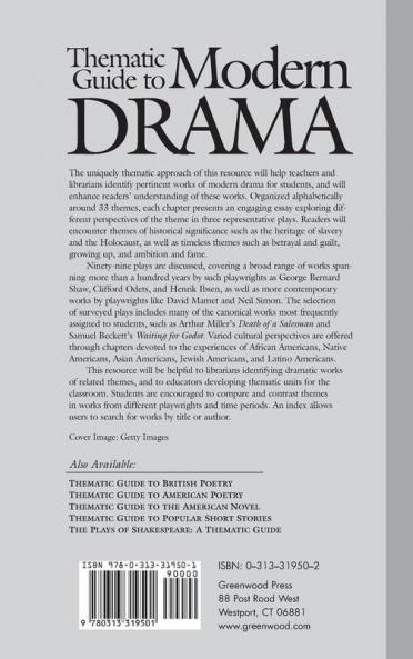 Thematic Guide to Modern Drama