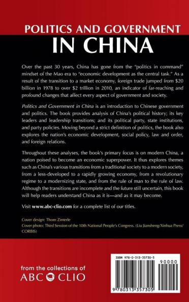 Politics and Government in China