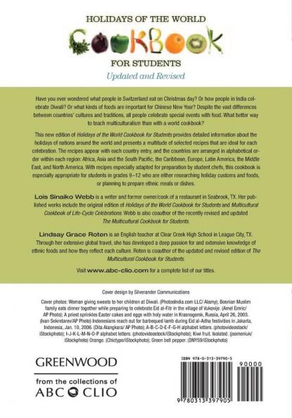 Holidays of the World Cookbook for Students