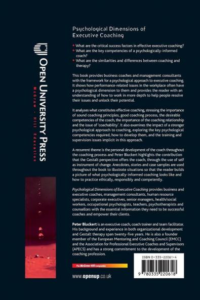 Psychological Dimensions of Executive Coaching