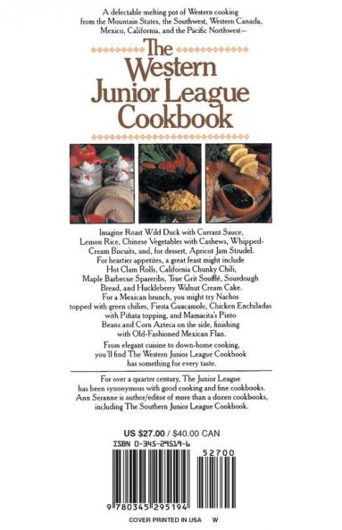 The Western Junior League Cookbook