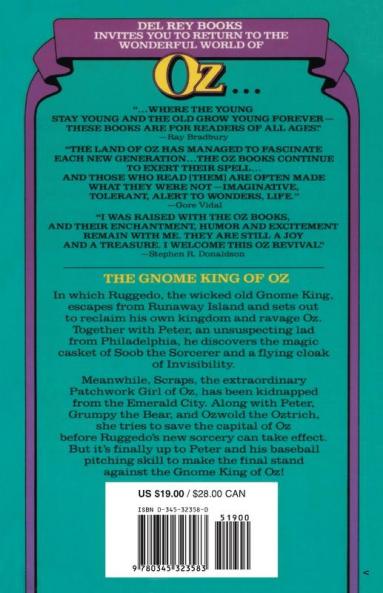 The Gnome King of Oz (The Wonderful Oz Books #21)
