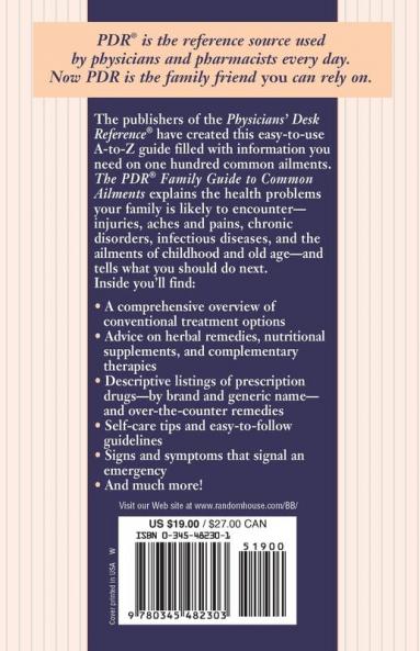 The PDR Family Guide to Common Ailments