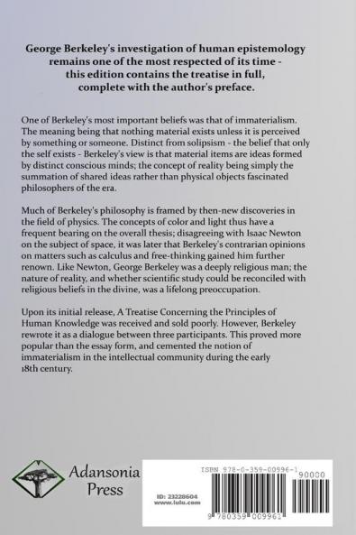 A Treatise Concerning the Principles of Human Knowledge