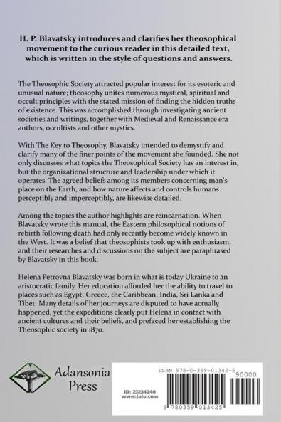 The Key to Theosophy