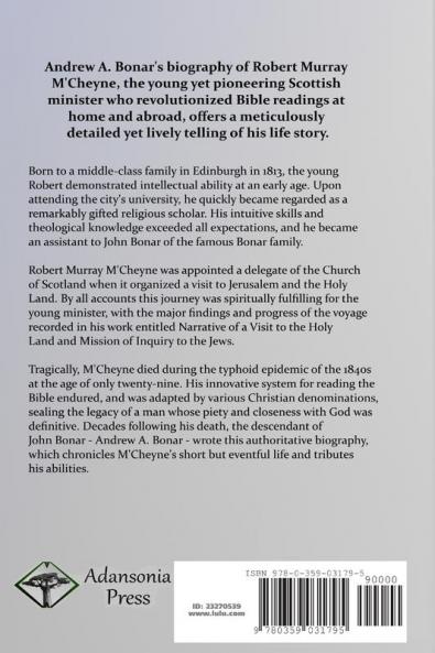 The Biography of Robert Murray M'Cheyne