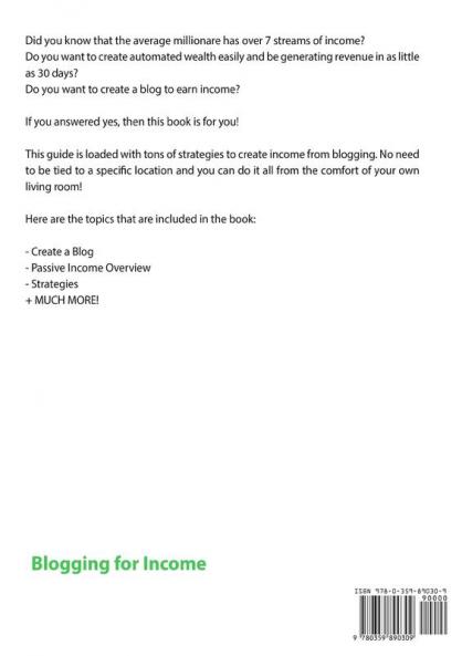 Blogging for Full Time Incomes