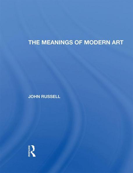 Meanings of Modern Art