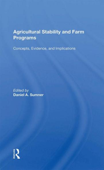 Agricultural Stability and Farm Programs