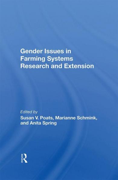 Gender Issues in Farming Systems Research and Extension