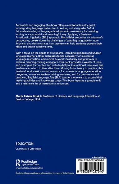 Language in Writing Instruction