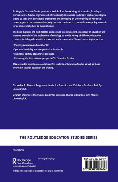 Sociology for Education Studies