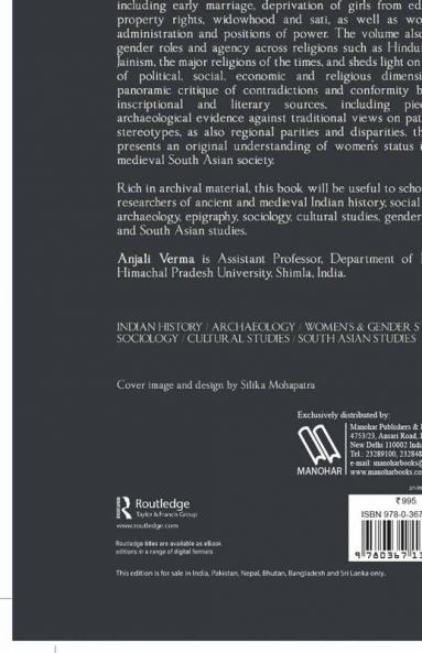 Women and Society in Early Medieval India Re-interpreting Epigraphs
