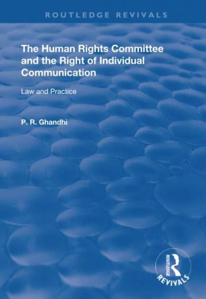 Human Rights Committee and the Right of Individual Communication