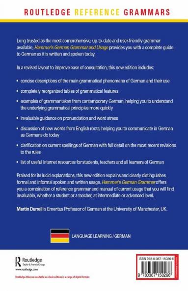 Hammer's German Grammar and Usage