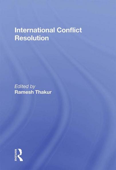 International Conflict Resolution