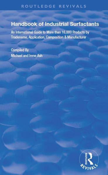 Handbook of Industrial Surfactants