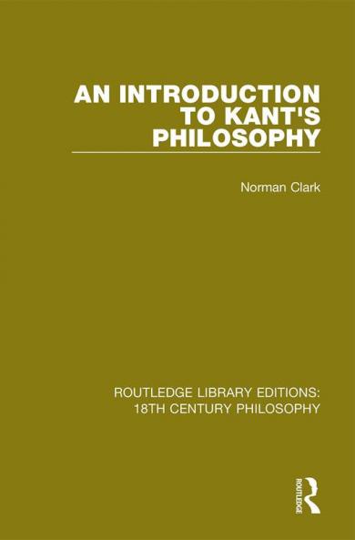 Introduction to Kant's Philosophy