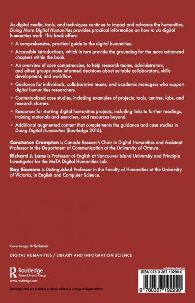 Doing More Digital Humanities