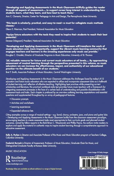 Developing and Applying Assessments in the Music Classroom