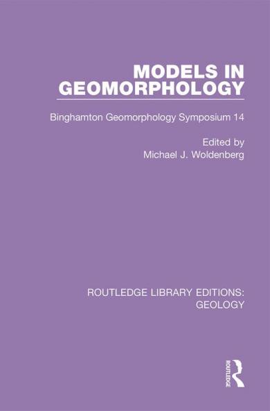 Models in Geomorphology